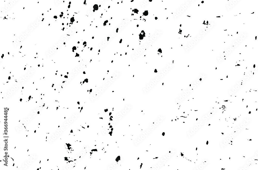 Black paint stains.Grunge texture. Grunge black and white vector overlay. Grungy grainy surface.