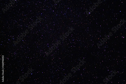 Space background on the desktop, screensaver. Night starry sky of the Northern hemisphere. Various cosmic bodies and constellations. The stars are like small bright lights.