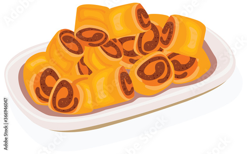 Bhakarwadi - popular snack in western India