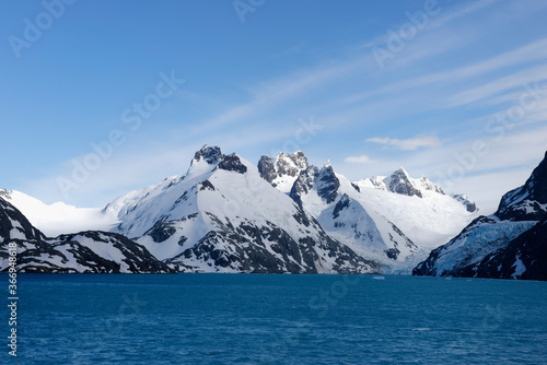 Glacier at Drygalski Fjord, South Georgia, South Georgia and the Sandwich Islands, Antarctica