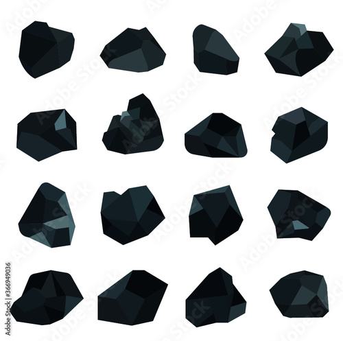 pile of charcoal , coal heaps of coals 