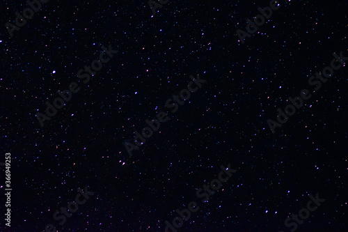 Space background on the desktop, screensaver. Night starry sky of the Northern hemisphere. Various cosmic bodies and constellations. The stars are like small bright lights.