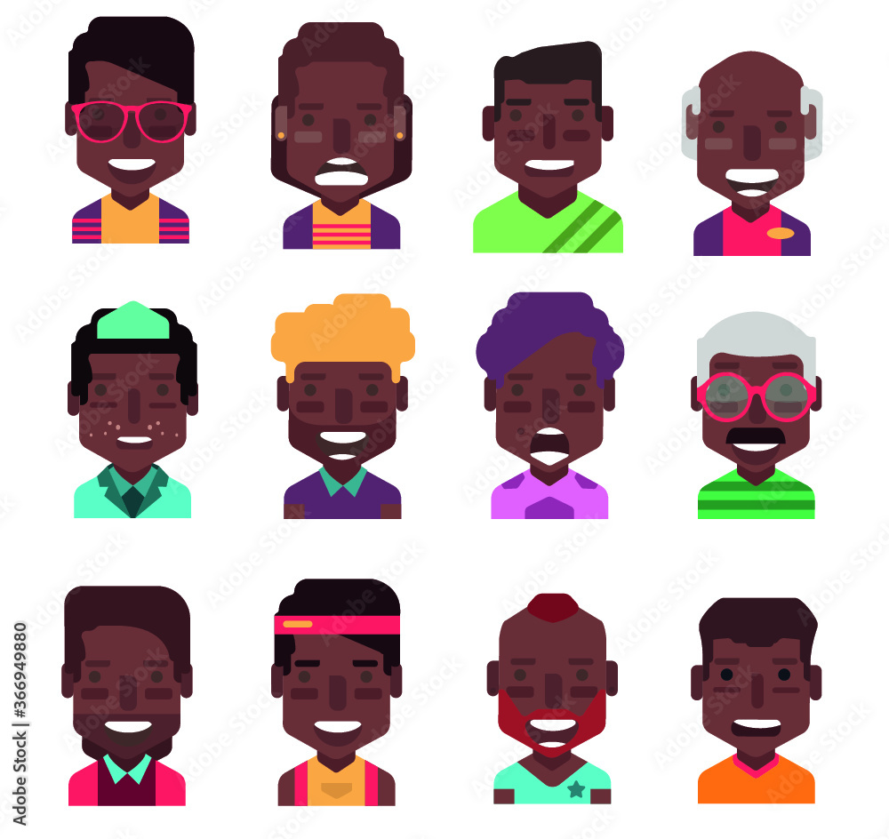 Avatar icon set - High quality avatars. User avatars, for social network (Male and female faces ) Avatar icon set - High quality avatars. User avatars, for social network (Male and female faces )