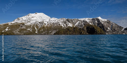 Wallpaper Mural Snow covered mountains, Elsehul Bay, South Georgia Island, Antarctic Torontodigital.ca
