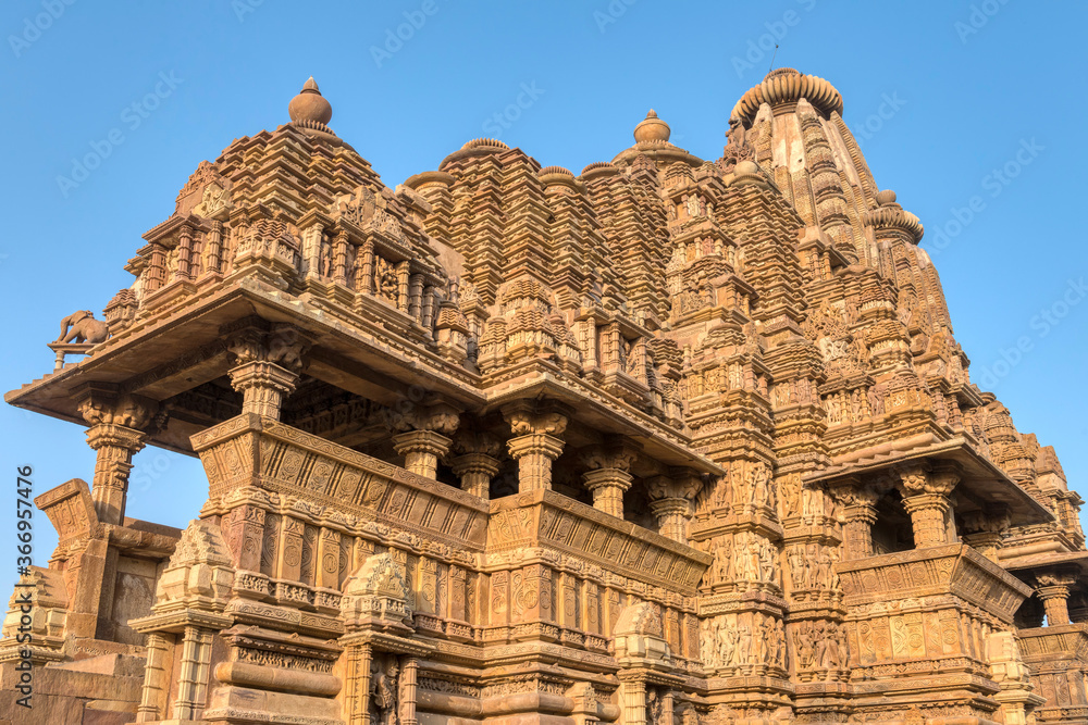 Visvanatha temple, Khajuraho Group of Monuments, Madhya Pradesh state, India