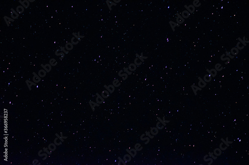 Space background on the desktop  screensaver. Night starry sky of the Northern hemisphere. Various cosmic bodies and constellations. The stars are like small bright lights.
