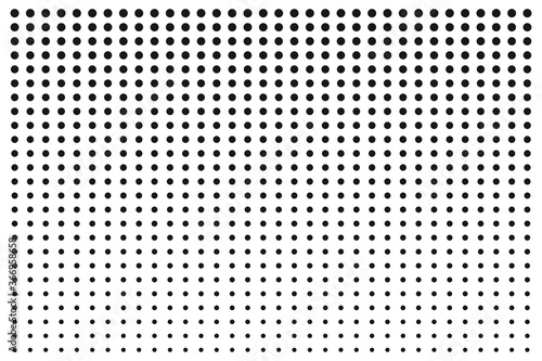 Vector Black Halftone Dots Background