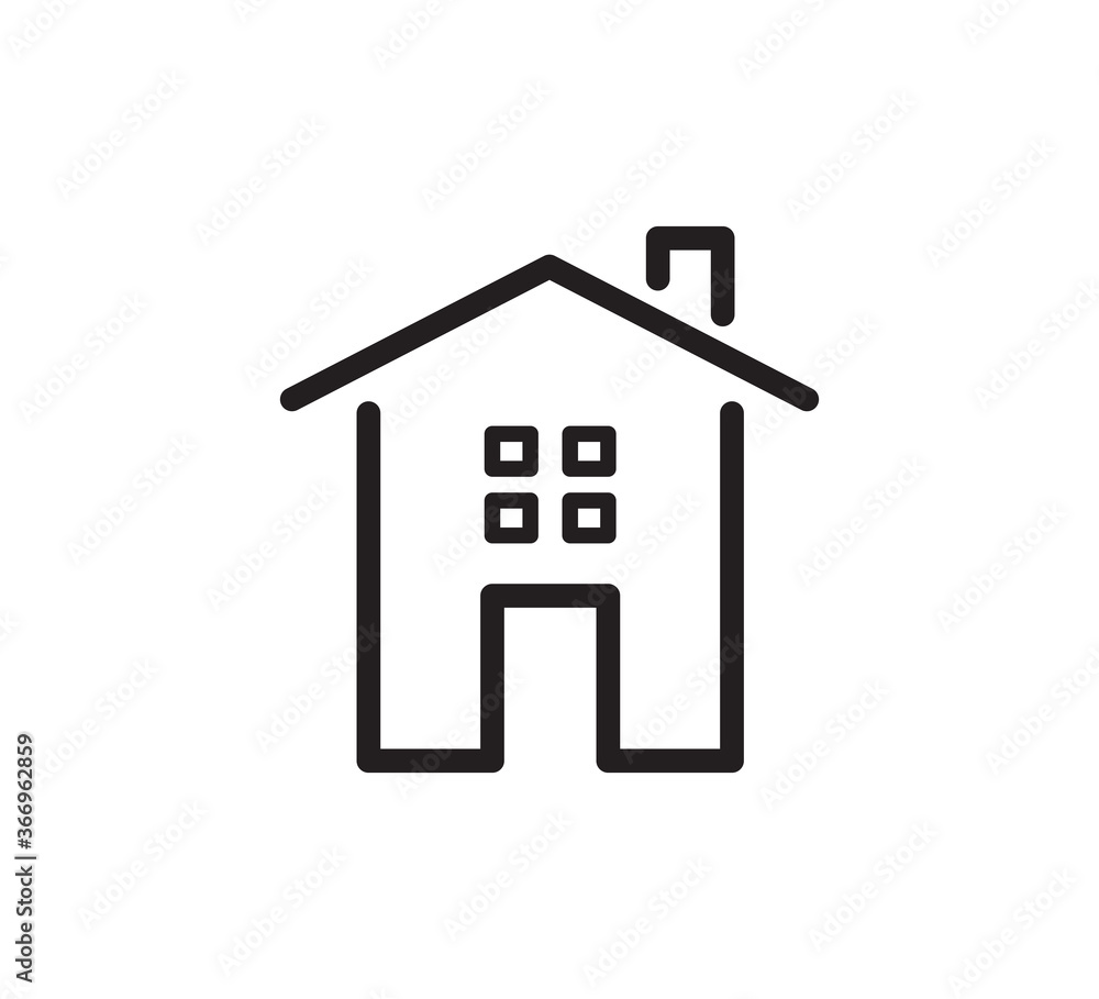 Home icon ,real estate icon vector logo design template Home icon ,real estate icon vector logo design template