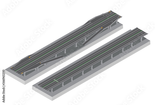 Isometric Highway Infrastructure