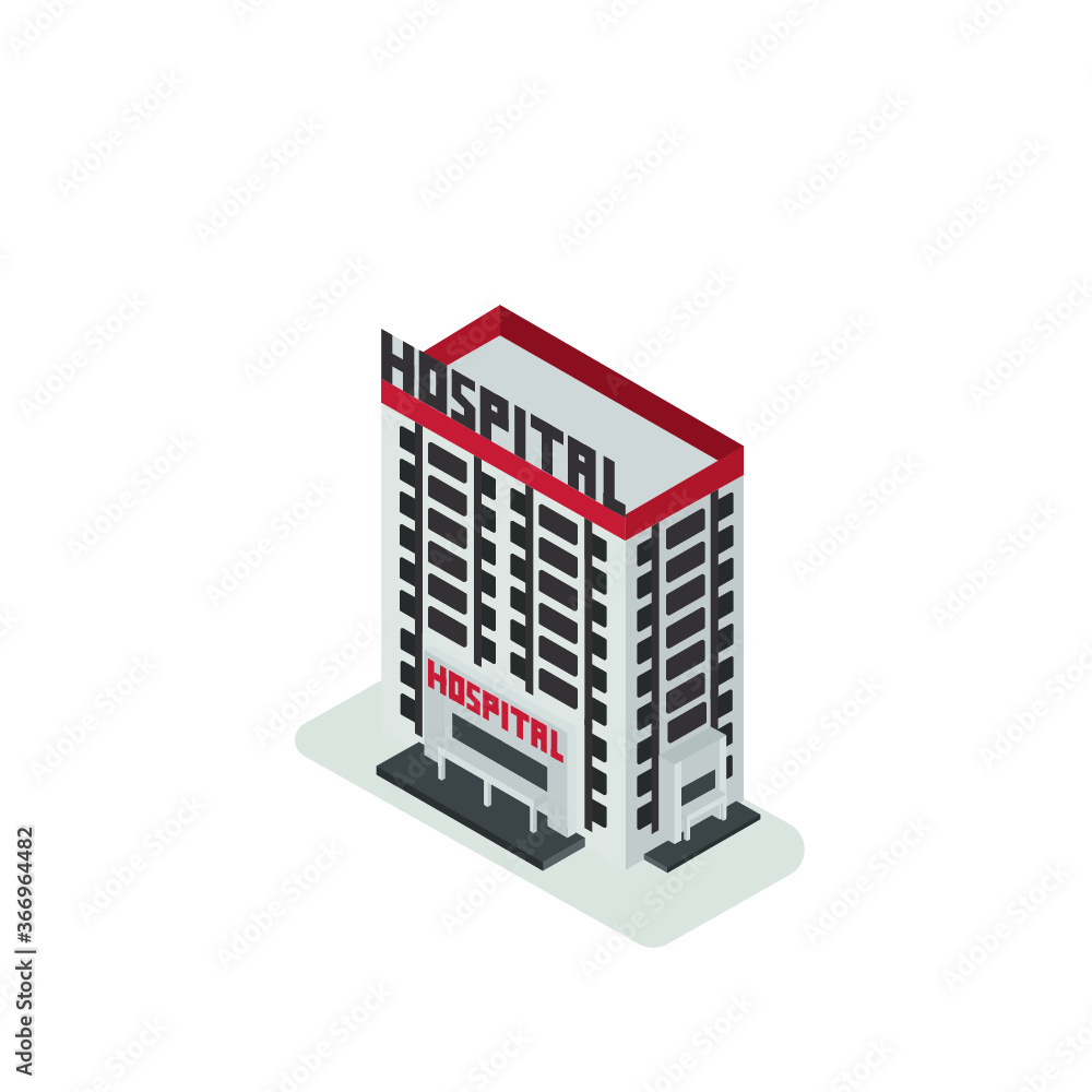isometric low poly city buildings  infrastructure