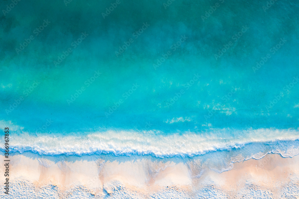 Obraz Abstract background of turquoise water-aerial view