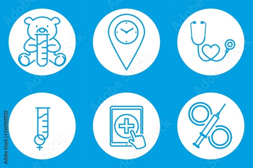 Medical Icon Set for Instagram Highlights Cover