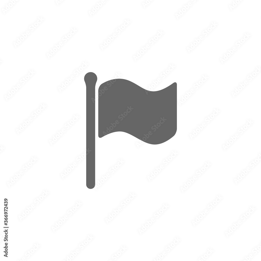 Flag icon isolated on white background Flag icon isolated on white background