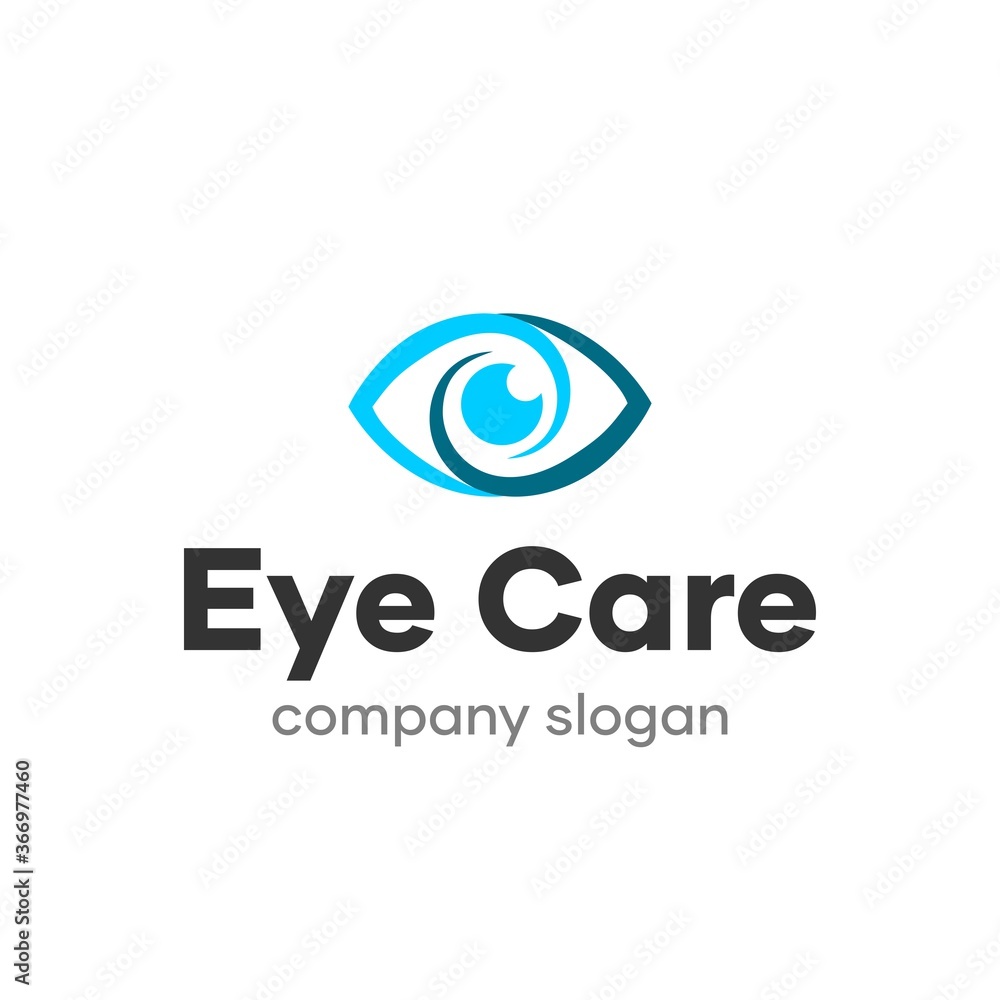 Creative Eye Care Vector Logo Design