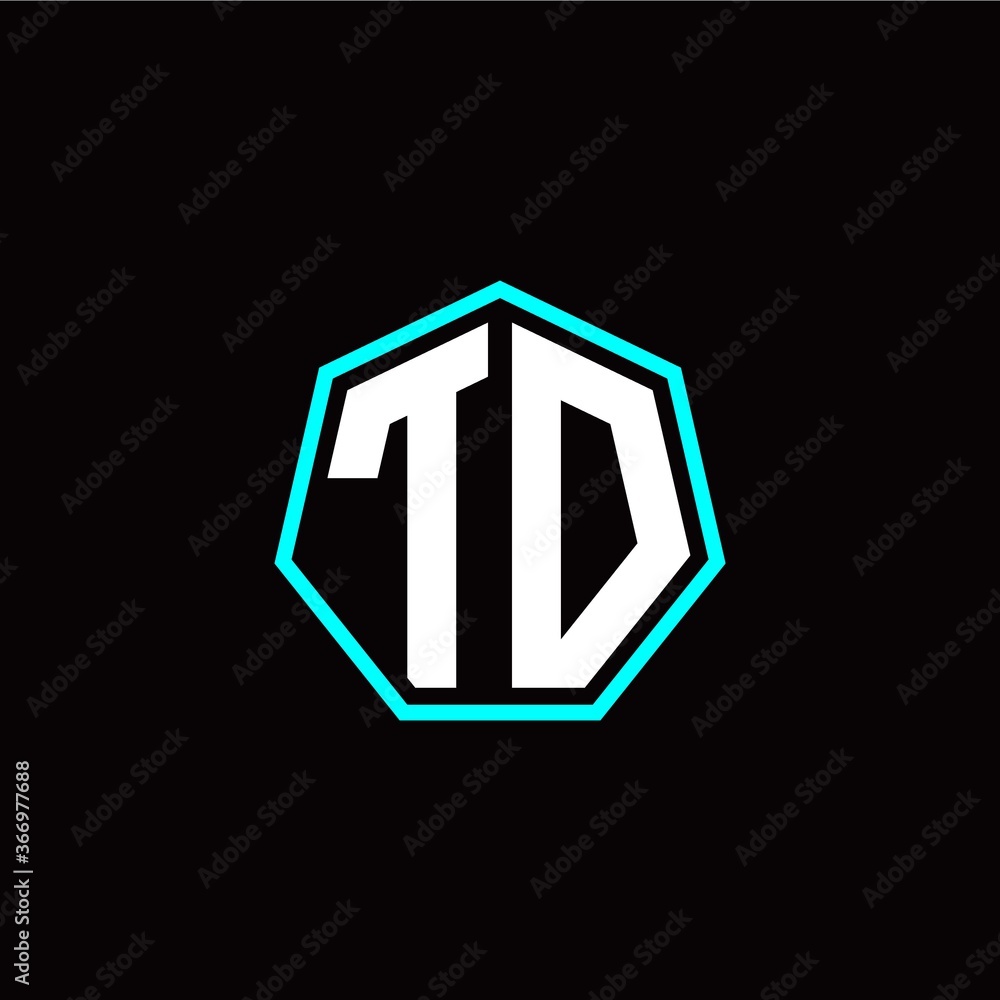 T O initials modern polygon logo template T O initials modern polygon logo template