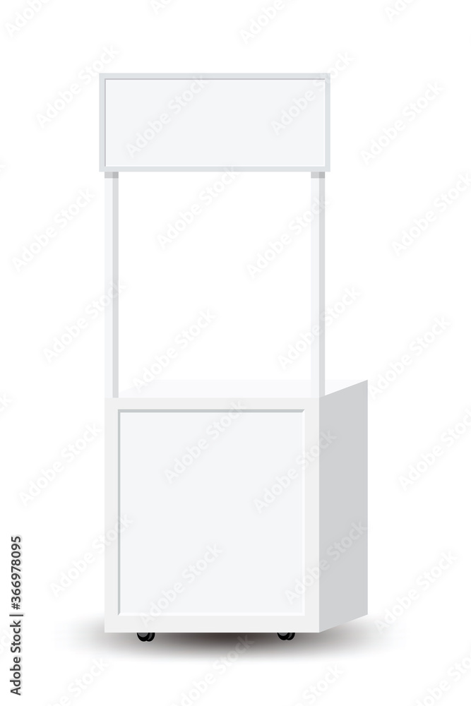 blank billboard, exhibition stand, vector illustration blank billboard, exhibition stand, vector illustration