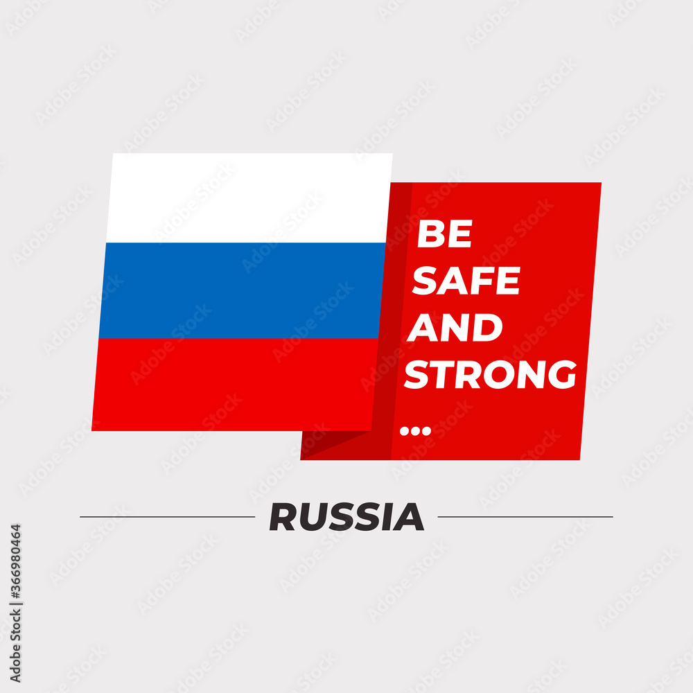 National flag icon with encouraging message isolated on light grey background : Vector Illustration National flag icon with encouraging message isolated on light grey background : Vector Illustration