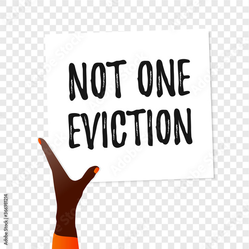 Not one eviction text