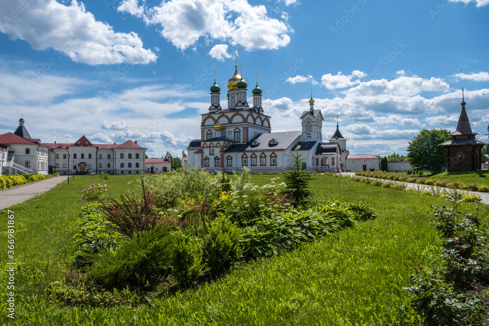 Varnitsky Trinity-Sergius Monastery in the Yaroslavl Region, Rostov Veliky, Varnitsa settlement.