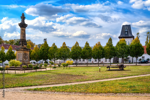 The war memorial in the park of Putbus