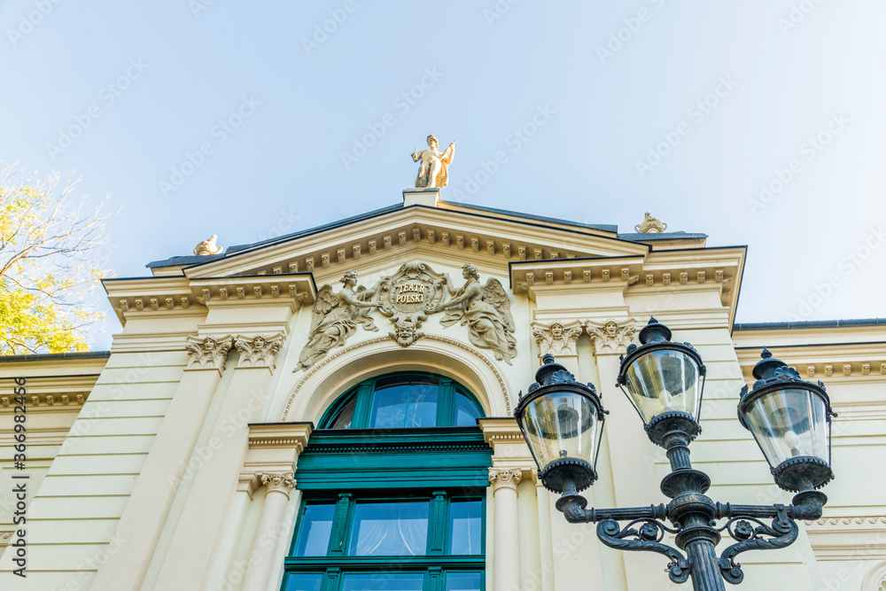 Fototapeta premium A typical view in Bielsko Biala in Poland