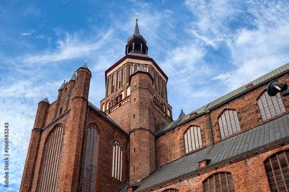 St. Nicholas Church in the old town of Stralsund, Germany