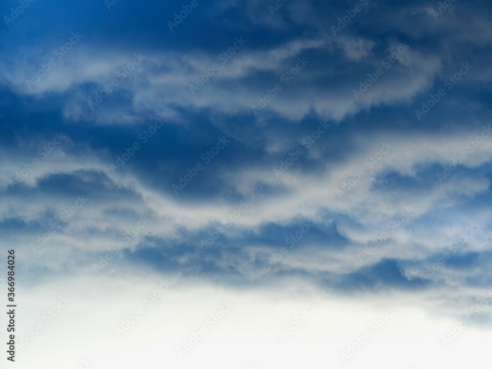 Dramatic high altitude clouds background