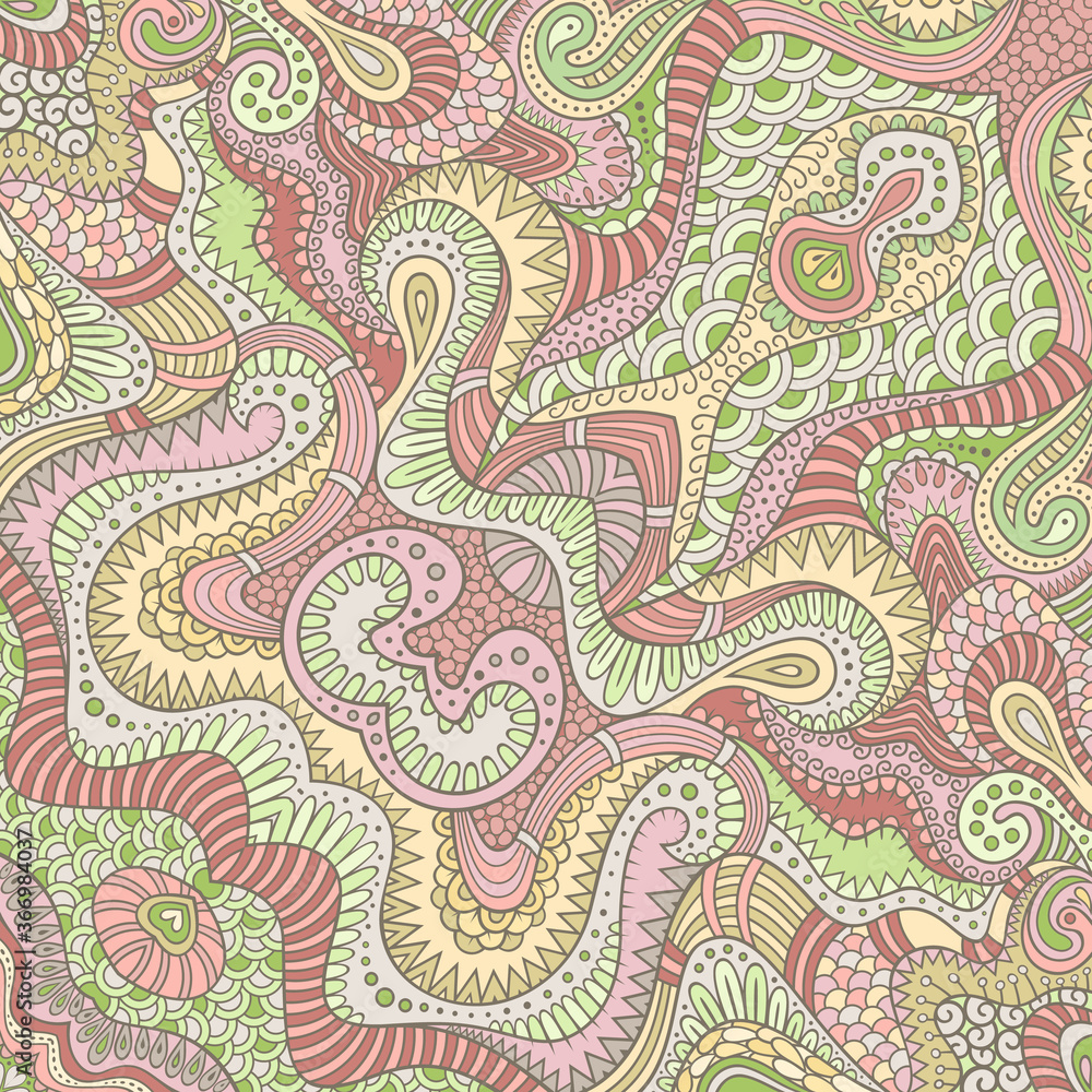 Vector abstract ethnic hand drawn seamless pattern Vector abstract ethnic hand drawn seamless pattern
