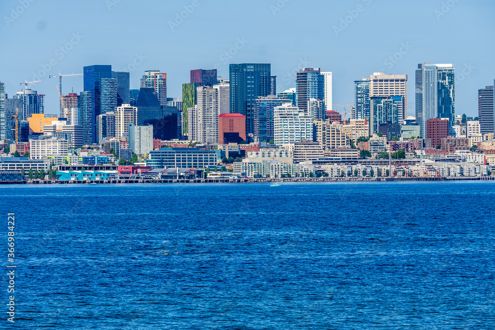 Fototapeta premium Scenic Seattle Skyline Section 7