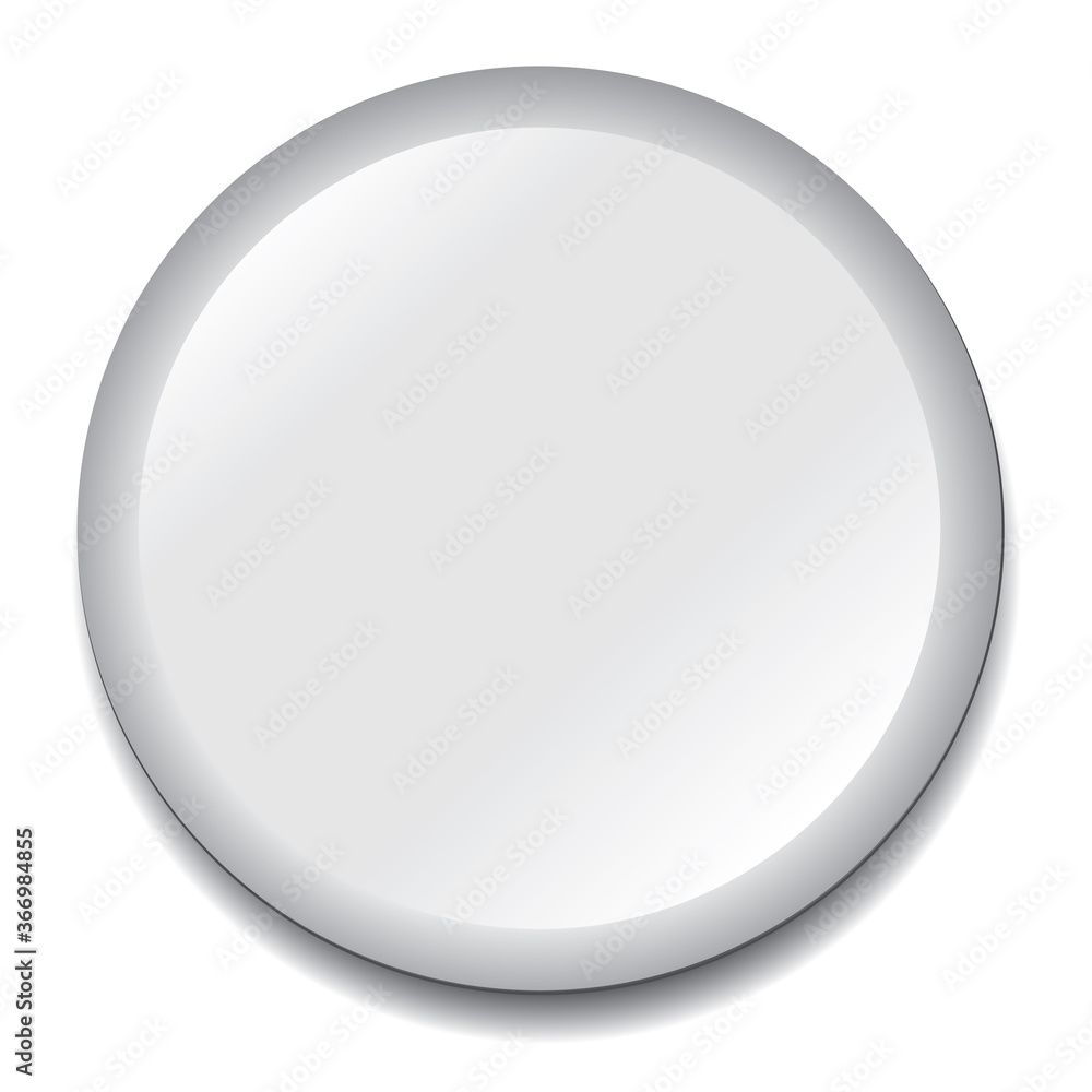blank white button, badge template, vector illustration blank white button, badge template, vector illustration