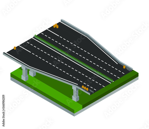 Isometric Highway Infrastructure