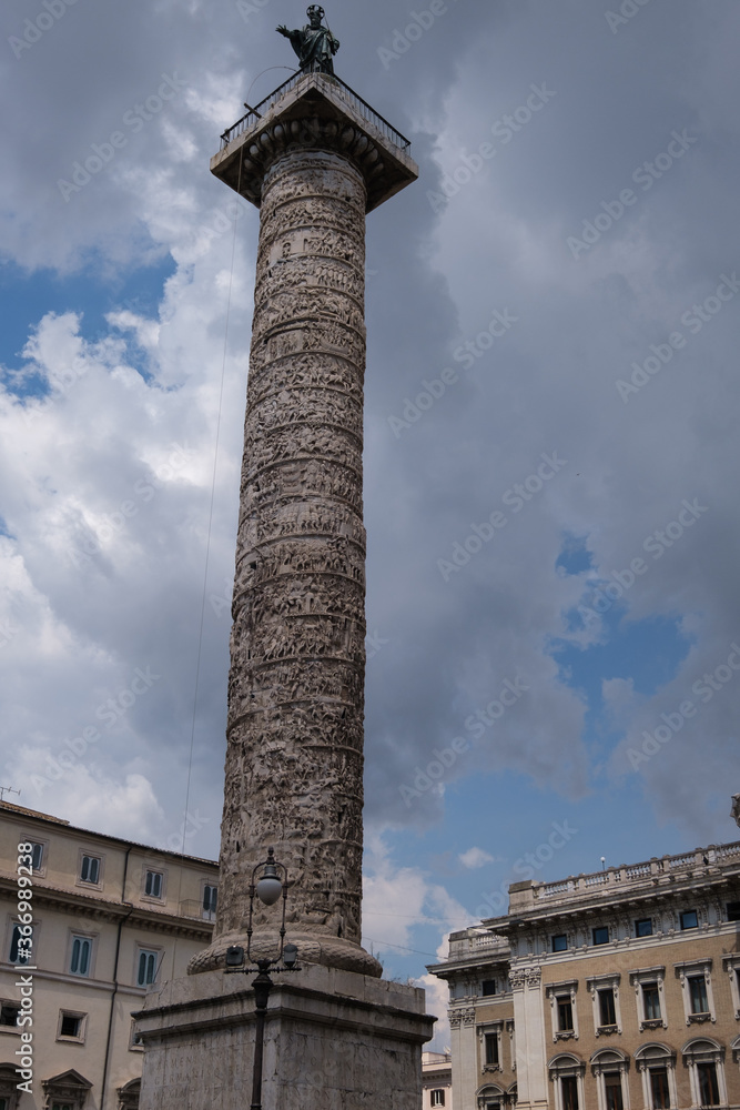 Marco Aurelio's Column, Rome, Lazio, Italy