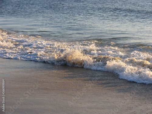 Morgensonne am Strand von Vorupor, Juedland, Daenemark photo