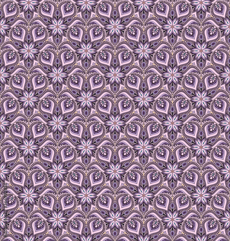 Vector abstract ethnic hand drawn background Vector abstract ethnic hand drawn background