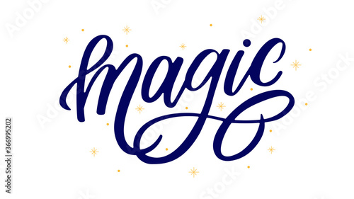 english hand lettreing magic  poster  background  cyuote  cyrillic  typography  curve  purple letters