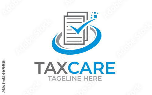 Illustration graphic vector of Accounting Tax management logo design template
