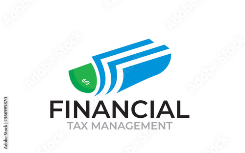 Illustration graphic vector of Accounting Tax management logo design template