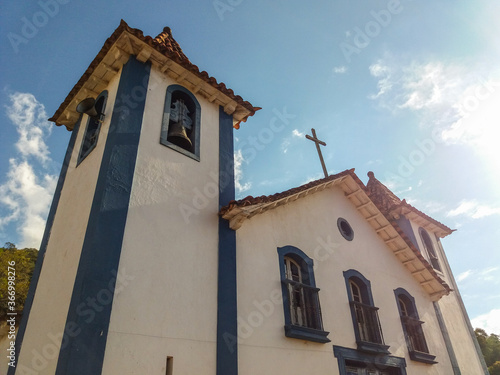 Ancient christian church located at a historical village of Brazil called São Bartolomeu.