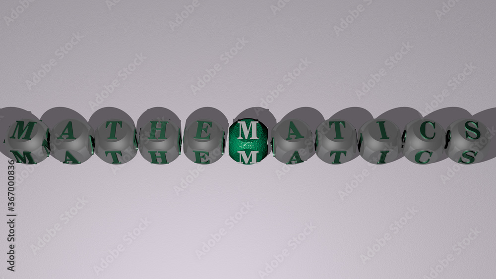 crosswords of MATHEMATICS arranged by cubic letters on a mirror floor, concept meaning and presentation. illustration and background crosswords of MATHEMATICS arranged by cubic letters on a mirror floor, concept meaning and presentation. illustration and background