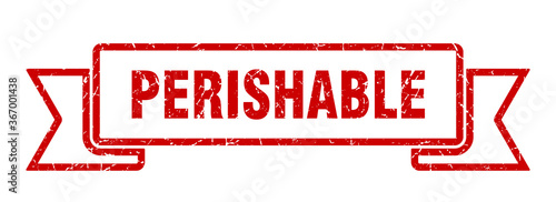 perishable grunge vintage retro band. perishable ribbon