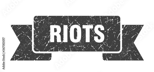riots grunge vintage retro band. riots ribbon