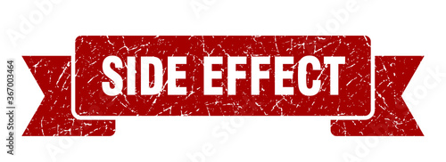 side effect grunge vintage retro band. side effect ribbon