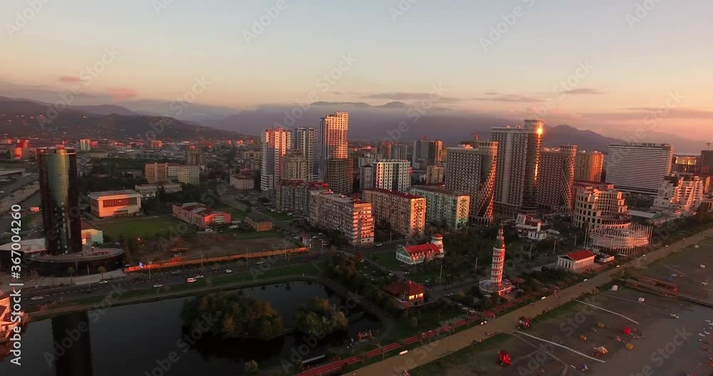 bangkok city at sunset batumi bangkok city at sunset batumi