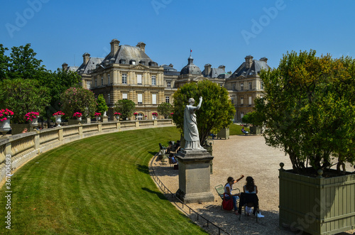 Gardens and architecture in France.