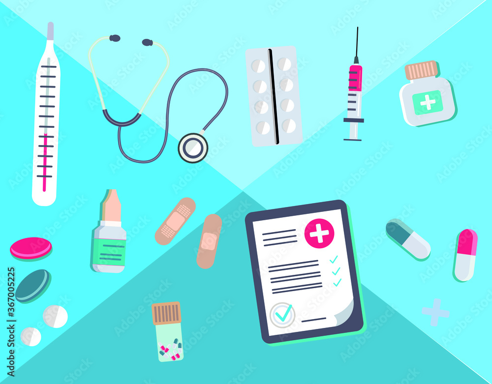 vector set of medical icons vector set of medical icons