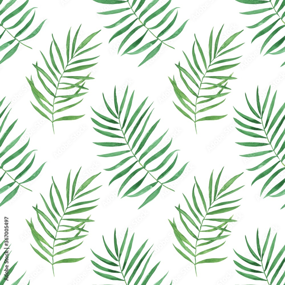 Seamless floral pattern, Tropical pattern. Beach and jungle seamless pattern. Surfing and relax fashion. Rainforest canopy. Green tropical leaves Seamless floral pattern, Tropical pattern. Beach and jungle seamless pattern. Surfing and relax fashion. Rainforest canopy. Green tropical leaves