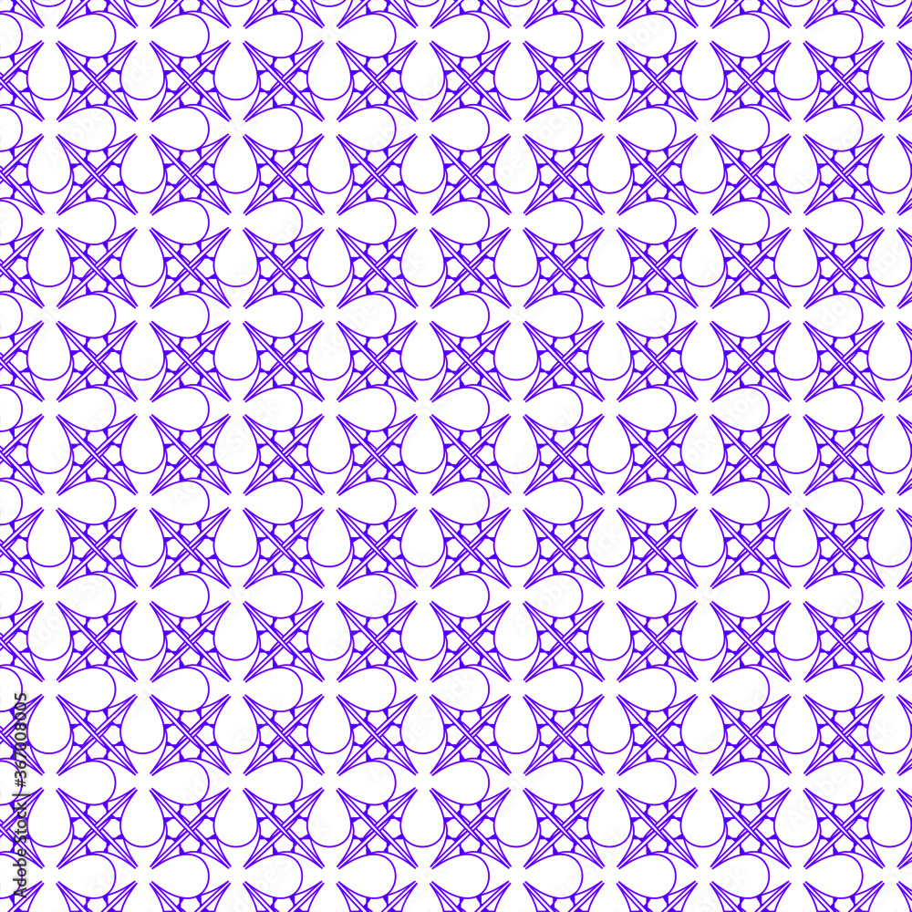 patrón con mosaico blanco y violeta