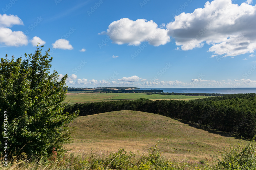 Naklejka premium Groß Zicker, Halbinsel Mönchgut, Rügen