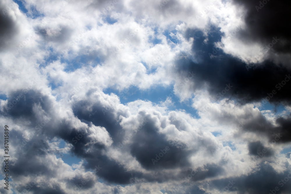 Sky and clouds. A high resolution. Blue abyss. Play of shadow and light. Background picture. Wallpaper Sky and clouds. A high resolution. Blue abyss. Play of shadow and light. Background picture. Wallpaper