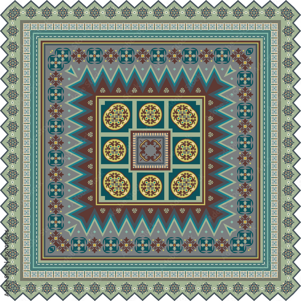 Vector decorative ethnic ornamental illustration Vector decorative ethnic ornamental illustration